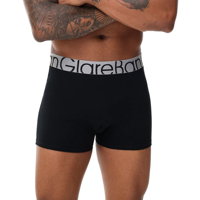 Confezione da 6 pezzi Boxer in cotone da uomo pantaloncini Mutandine Intimo per uomo Marca e mutande Homme Boxer di lusso Box Slip Box 4