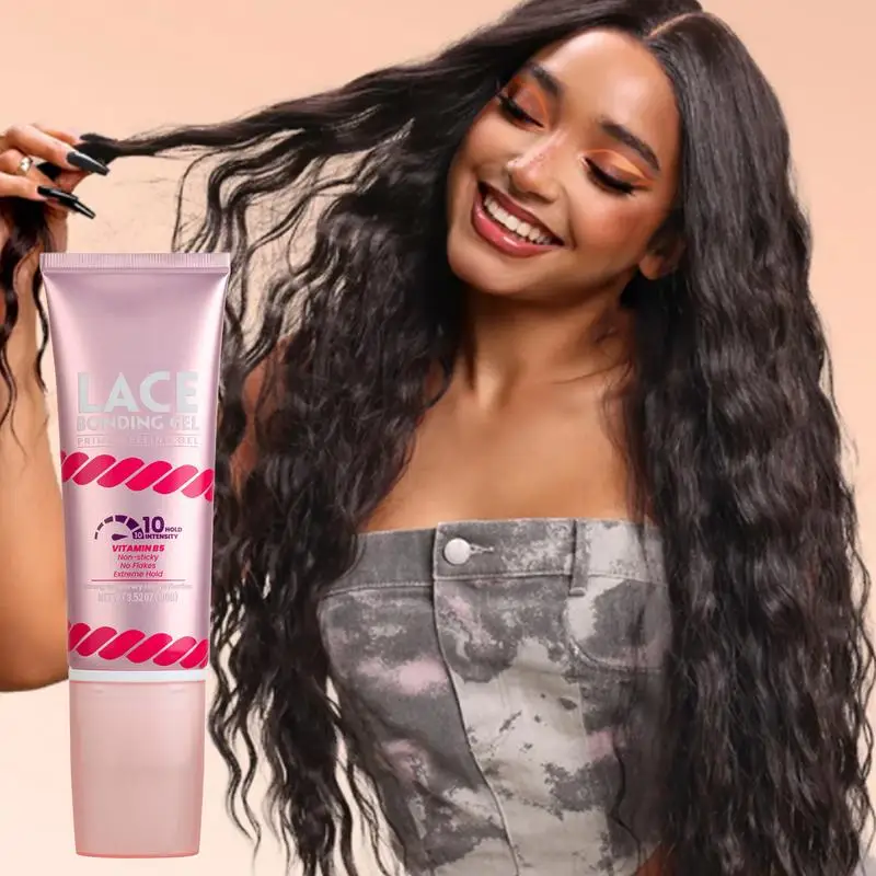 Lace Wig Glue 100g Waterproof Hair Glue for Wigs Invisible Wig Bonding Gel Watermelon Flavor Hairpiece Adhesive for Lace