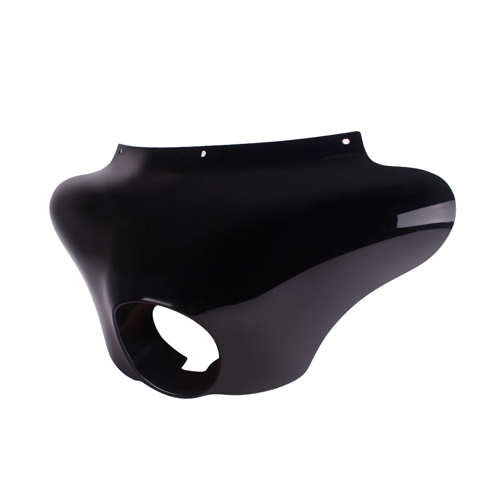 

Motorcycle Black Outer Headlight Fairing Visor Cowl Cover for Harley Dyna Sportster Street Fat Bob Fortyeight 750