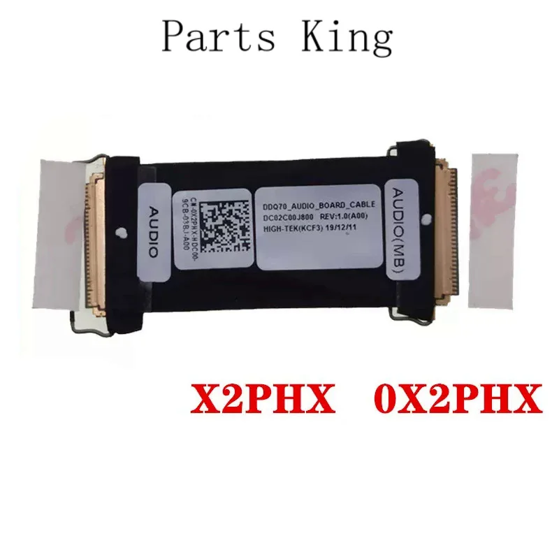 

New Genuine Laptop IO Audio Board Connector Cable for Dell Alienware Area 51M R2 DDQ70 DC02C00J800 0X2PHX X2PHX
