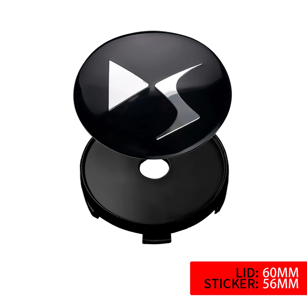 Sleek Car Wheel Center Cover Stickers - Auto Hub Cap Decoration Accessories