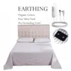 Earthing bed sheet 210*260cm(83*102Inch) organic cotton silver fabric wrinkle free  Breathable Not include Pillowcase 5