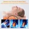 Cervical Traction Device Pillow Neck Stretcher Equipment for TMJ Neck Pain Relief Neck and Shoulder Relaxer 4