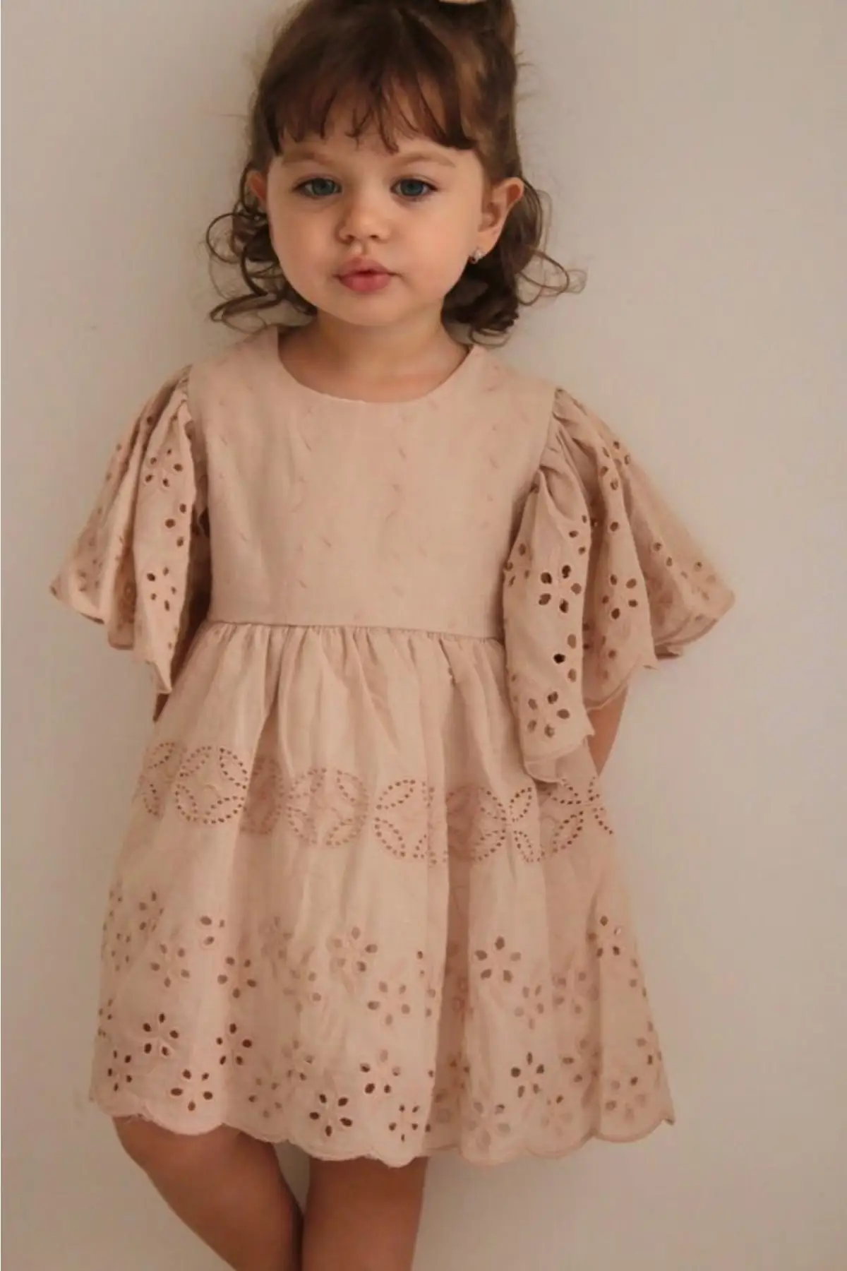 

Hole Business Girl Dress Caramel Mini Brown Clothing