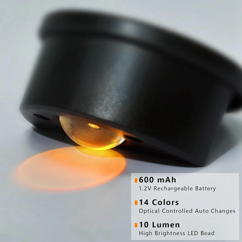 Confezione da 4 luci solari da esterno impermeabili, 7 luci decorative
