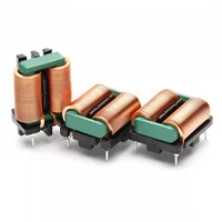 Common Mode Inductor 5mH 10mH Flat Wire EMI Common Mode Magnetic Loop Inductor, High Current Filter Inductor Coil 5