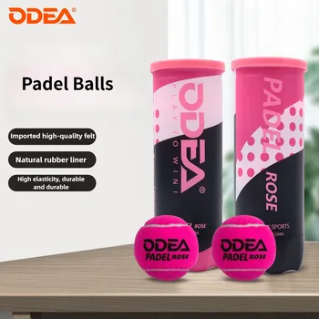 Padel Balls – Pink, High-Bounce Durable Balls for Training & Competitive Matches, Vacuum Sealed 1