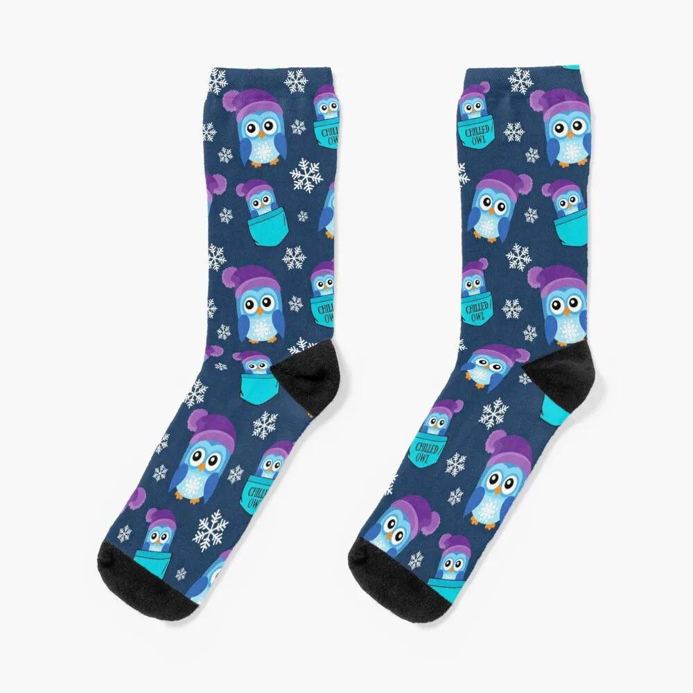 

Snowy Owl Socks Stockings man floor sports and leisure kids Men's Socks Women's