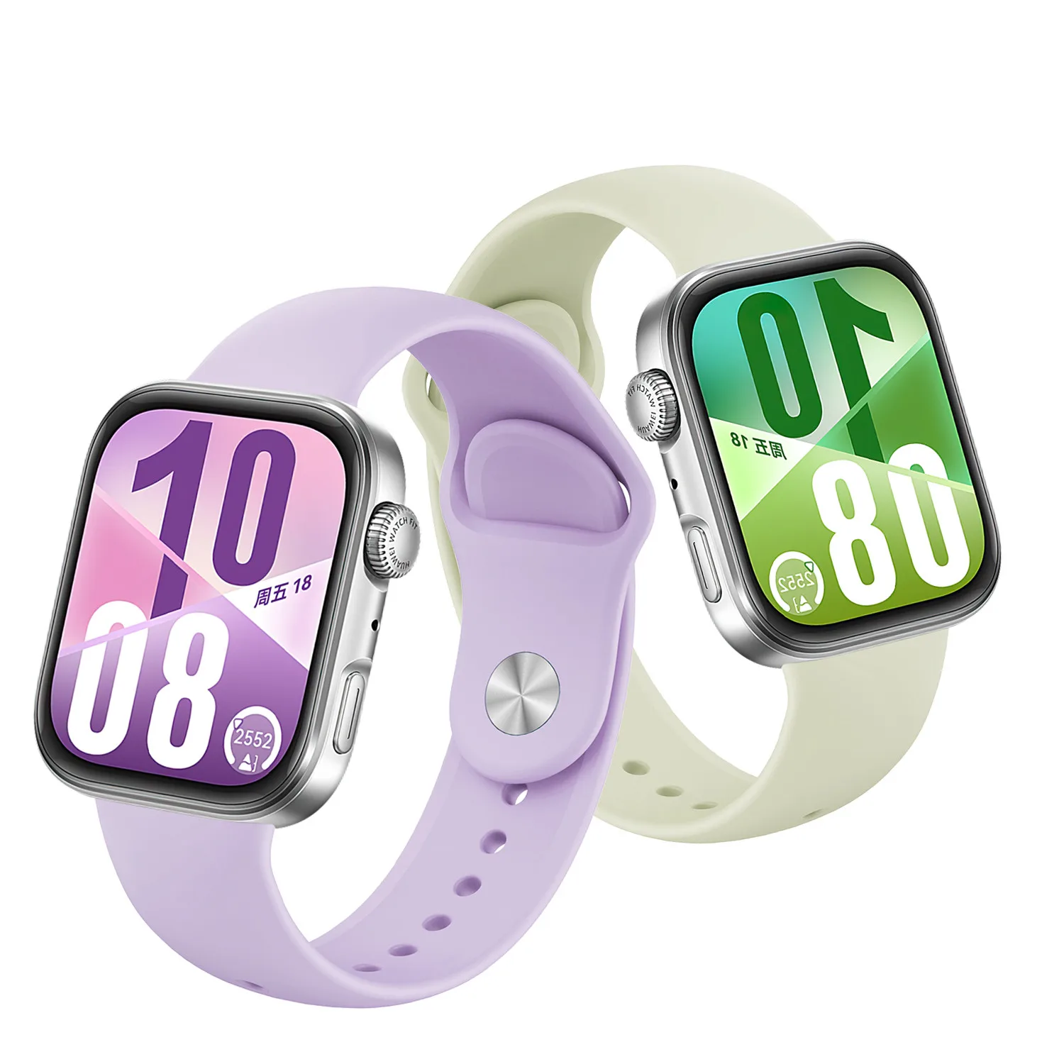 Premium Silicone Sports Strap - Replacement Bracelet for Huawei Watch Fit Series