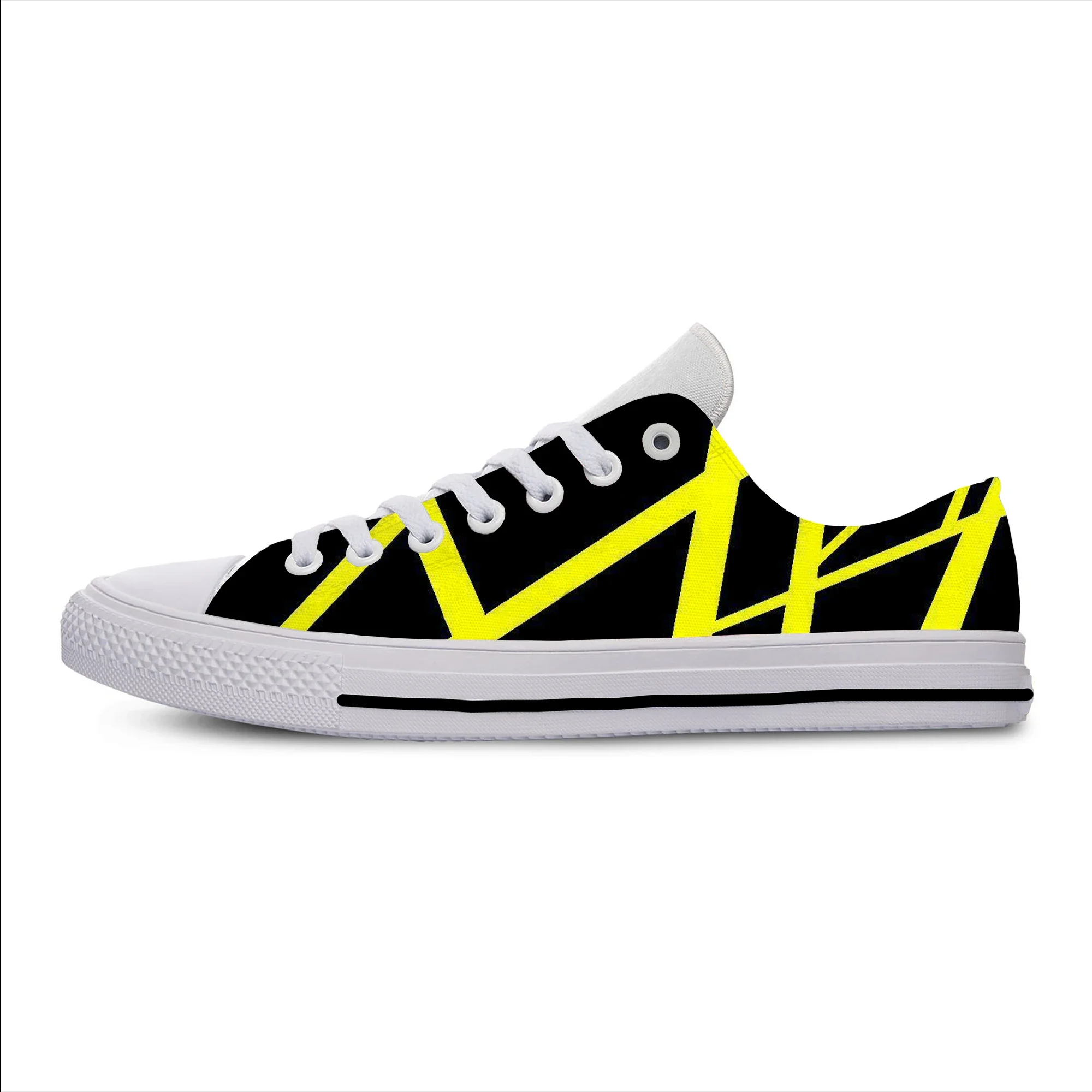 Hot Summer Cool EVH 5150 STRIPES Fashion Lightweight Classic Canvas Shoes Men Women Casual Sneakers Low Top Classic Board Shoes