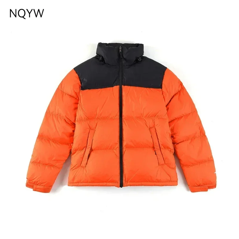 1996 Classic and Famous Design Men's High Quality Down Coat Winter Thick Warm Coat Jacket White Goose Down Women Embroidery Face 5