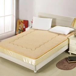 Colchón de invierno cálido, cama sencilla de Cachemira, tamaño completo/queen/king, para dormitorio, Hotel y hogar