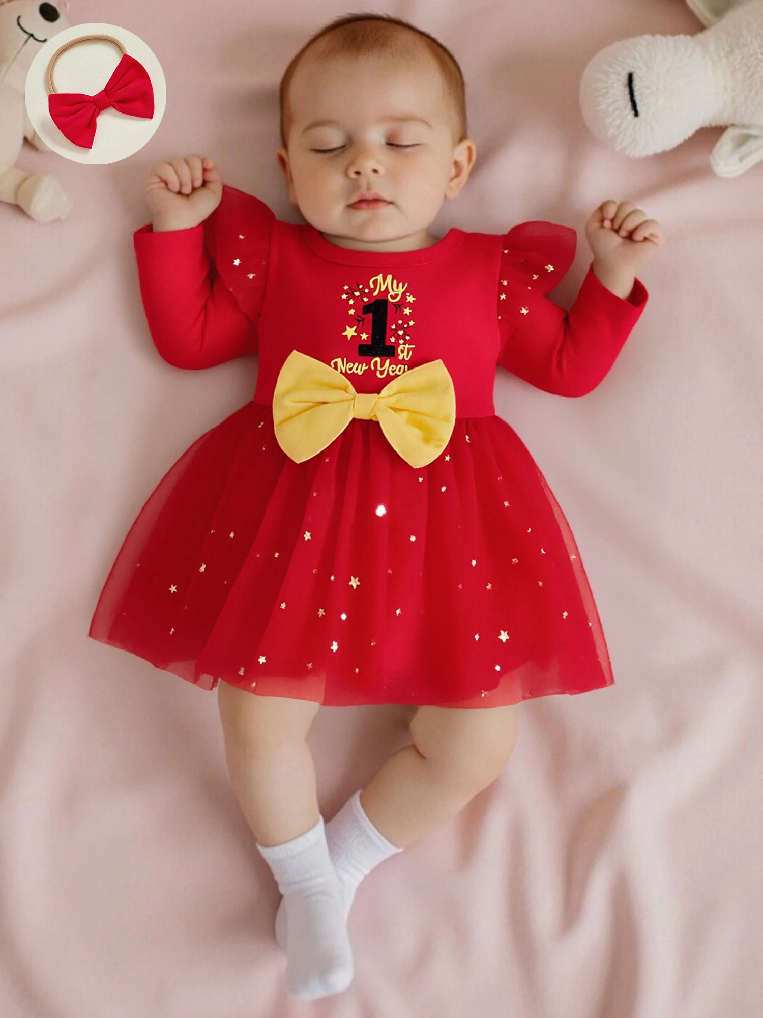 Toddler Boy New Years Outfit Sparkling Sequin Tuxedo Romper with Bow Tie and Suspender Pants 3 Pcs Set Party Suit for Baby Boy