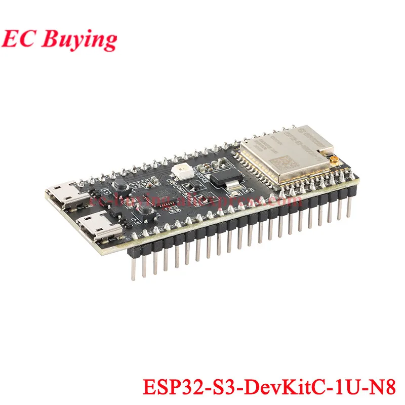 ตัวเลือกสินค้า บอร์ดพัฒนา ESP32-S3 โมดูล Wi-Fi 2.4G และ Bluetooth เสริม Type-C