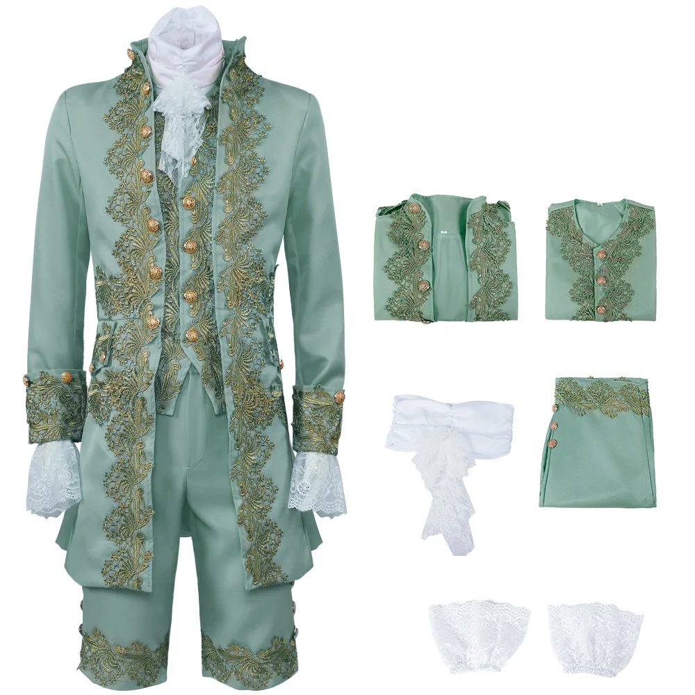 thumbnail image 1 of Chaqueta de cosplay con la bandera de la muerte para adultos, chaleco con cuello, uniforme de caballero para hombre, conjunto completo, trajes de fiesta de carnaval de Halloween, 1 of 5