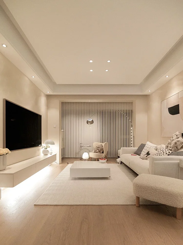 

embedded household ceiling light, high brightness, no main light, living room hallway anti glare spot light