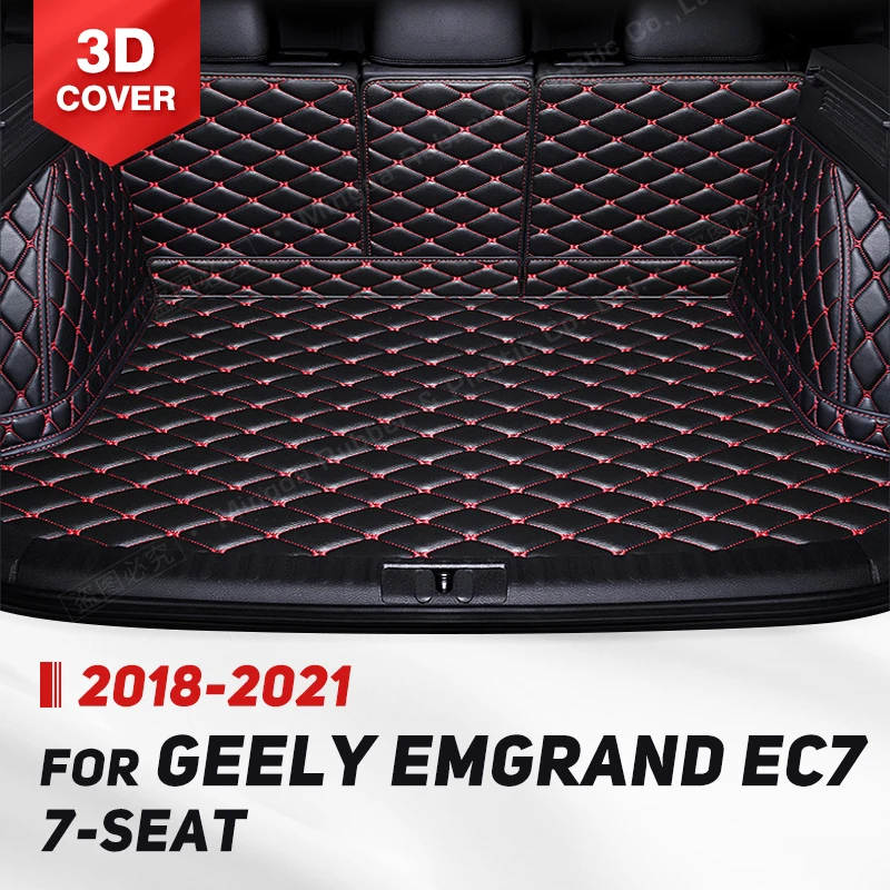 

Auto Full Coverage Trunk Mat For GEELY Emgrand EC7 2018-2021 20 19 Car Boot Cover Pad Cargo Liner Interior Protector Accessories