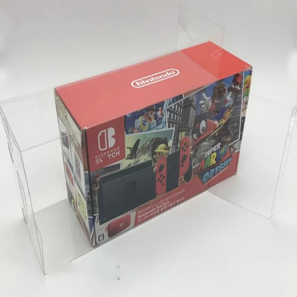 Custodia Protettiva Trasparente Per Nintendo Switch Ns/Super Mario Odyssey Raccogliere Scatole Custodia Per Giochi Tep Custodia Trasparente