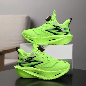 Scarpe da corsa alla moda per bambini, scarpe sportive casual per bambini, scarpe da ginnastica leggere e traspiranti per ragazzi e ragazze, sneakers con suola spessa