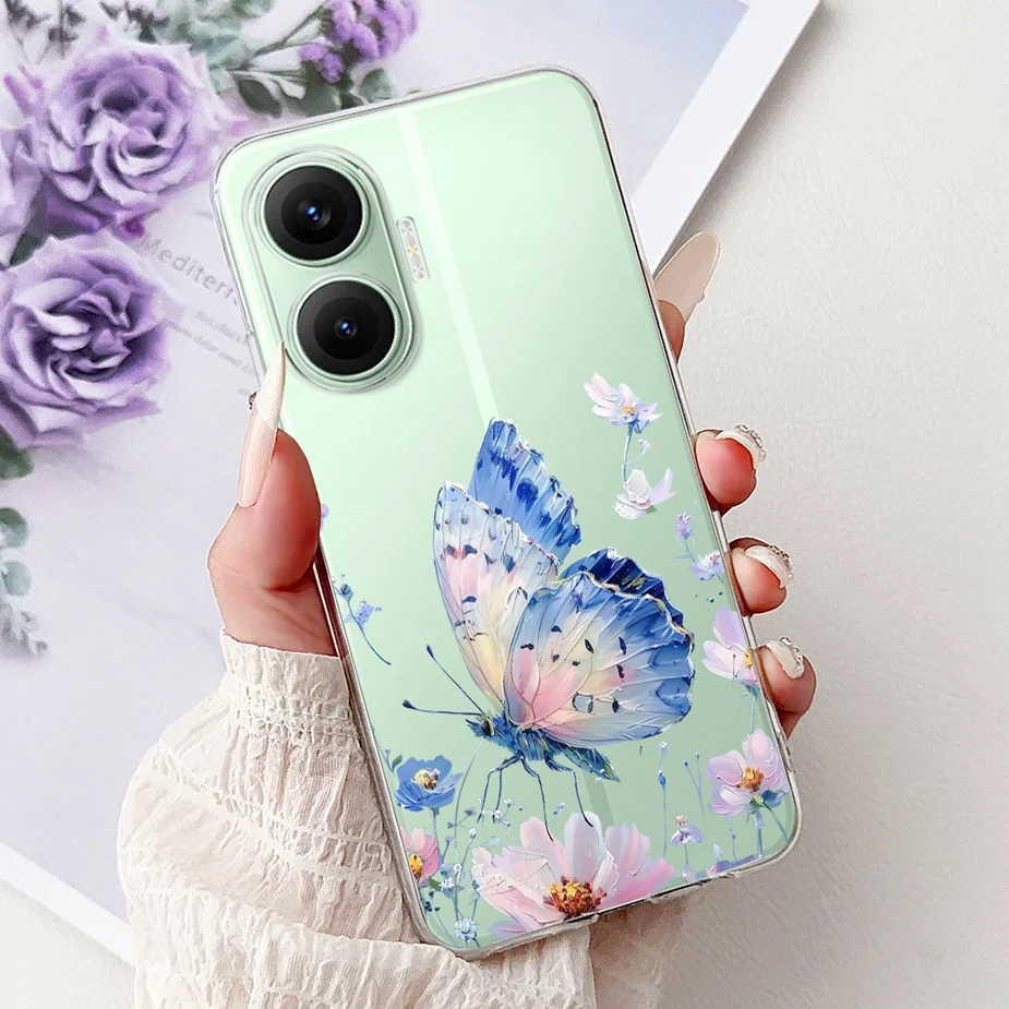 Stylish Painted Soft Silicone Case - Fashionable Protective Cover