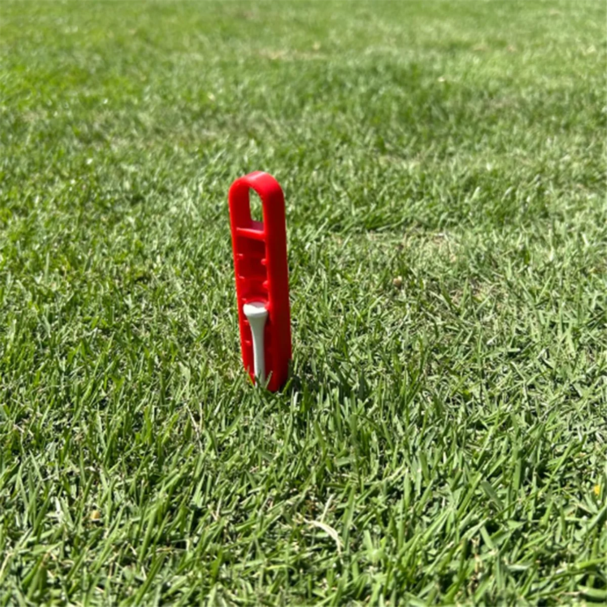 XMLX Golf Tee Height Gauge Elevator 3D Printed for Tees Portable Adjuster Precise Placement 20-70mm Measurement Tool Gift