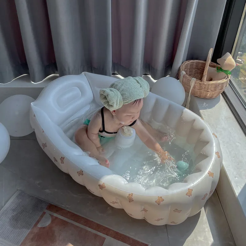 Children's Inflatable Bathtub Baby Indoor Pool baby bath tub