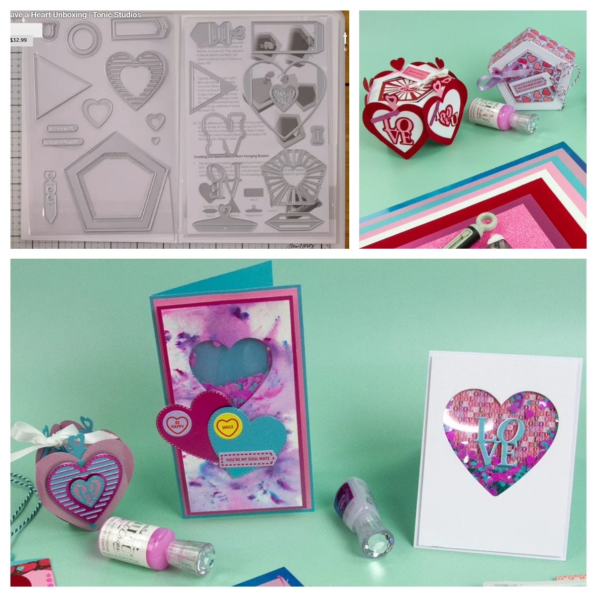 Tonic Valentine's Day Gift Box Metal Cutting Dies Have A Heart Die DIY ...