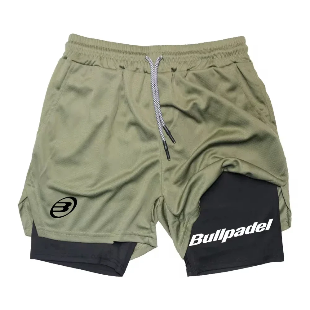 New Men's Padel Sport Shorts Summer Male Breathable Tennis Shorts Quick-Drying Badminton Trousers Outdoor Running Sportwear 3