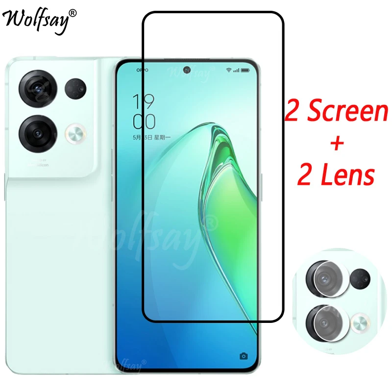 Vetro Temperato Per Oppo Reno 8 Pro Plus 5G Protezione Dello Schermo Per Oppo Reno 8 Pro + Vetro Della Fotocamera Per Oppo Reno 8 Pro Plus 5G Vetro