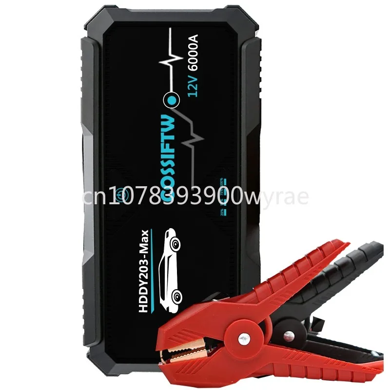 

6000A Jump Starter 12V Auto Emergency Start Power Car Battery Booster For Heavy Duty Lorry/Semi-Truck/Excavator