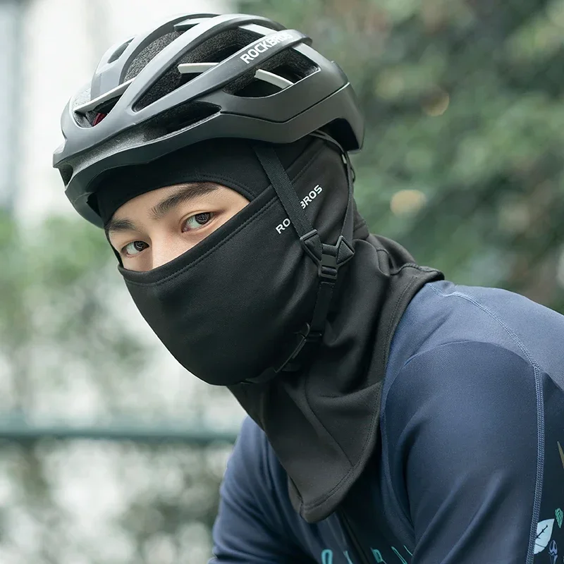 Winter Cycling Mask Fleece Thermal Keep Warm Windproof Cycling Face Mask Balaclava Ski Fishing Skiing Hat Headwear ROCKBROS