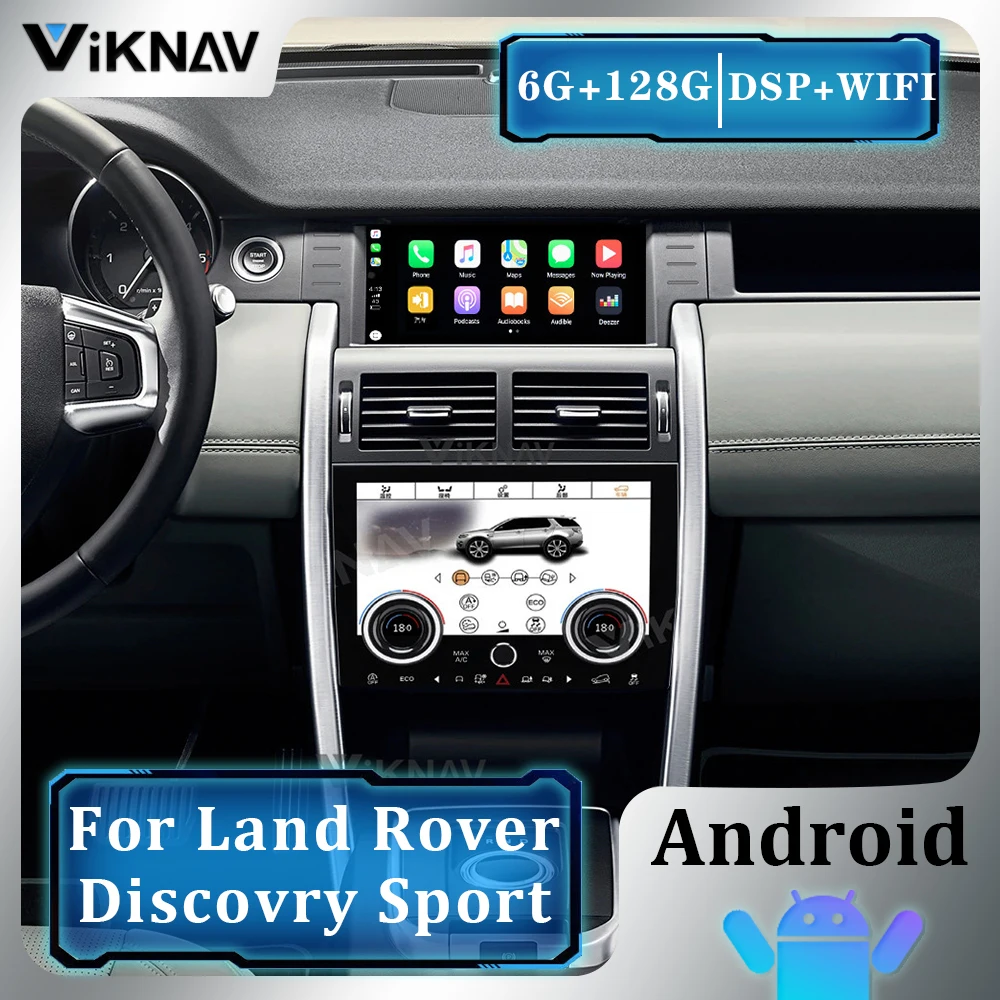 

10.25 Inch Air Condition Panel Touch Screen For Land Rover Discovery Sport L550 2015-2019 HD Car Stereo Radio Multimmedia Player