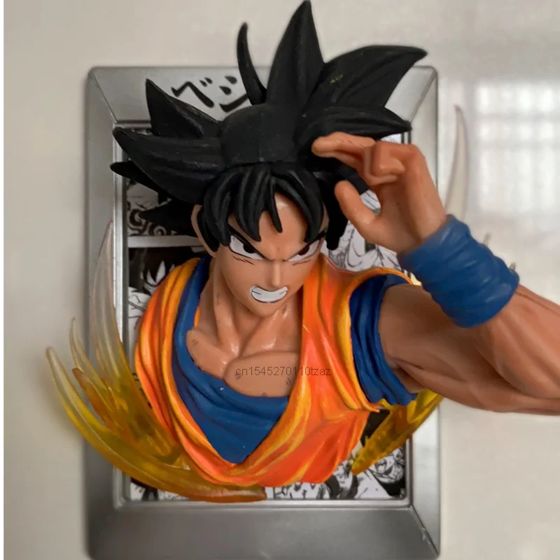 Acrylic Goku Vegeta Dragon Ball Super/Z/GT Refrigerator Magnet Cartoon  Animation Peripheral Super Sayajins Magnet Home Gift