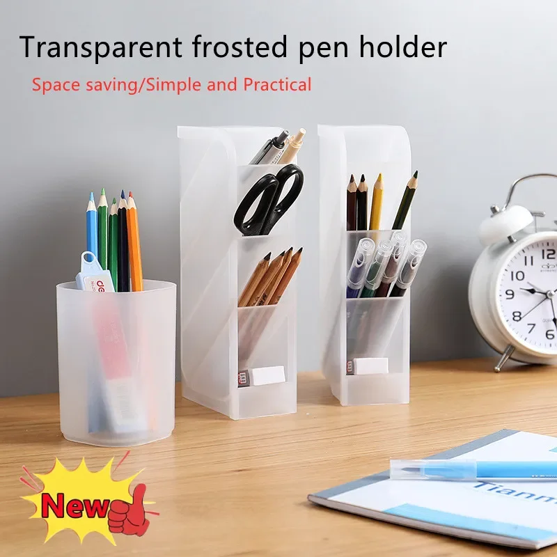 Desk Pen Organizer Multi-Functional Storage Makeup Brushes Holder Storage for Office School Home Desk Pen Organizer Holders