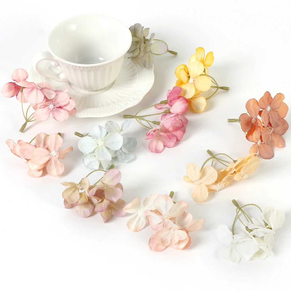 10 Stück künstliche Blumen Blüten blätter Seide Kunstblumen für Wohnkultur Hochzeit Hochzeit Dekoration Handwerk Girlanden Blumenstrauß Zubehör – Detail 3