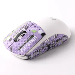 Enhanced Sweat - Absorbent Non - Slip Mouse Grip Tape Stickers (Purple)