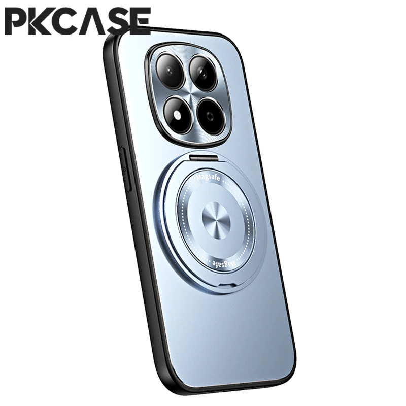 PKCASE 360° Rotating Magnetic Bracket Case with Matte Lens Protective Cover