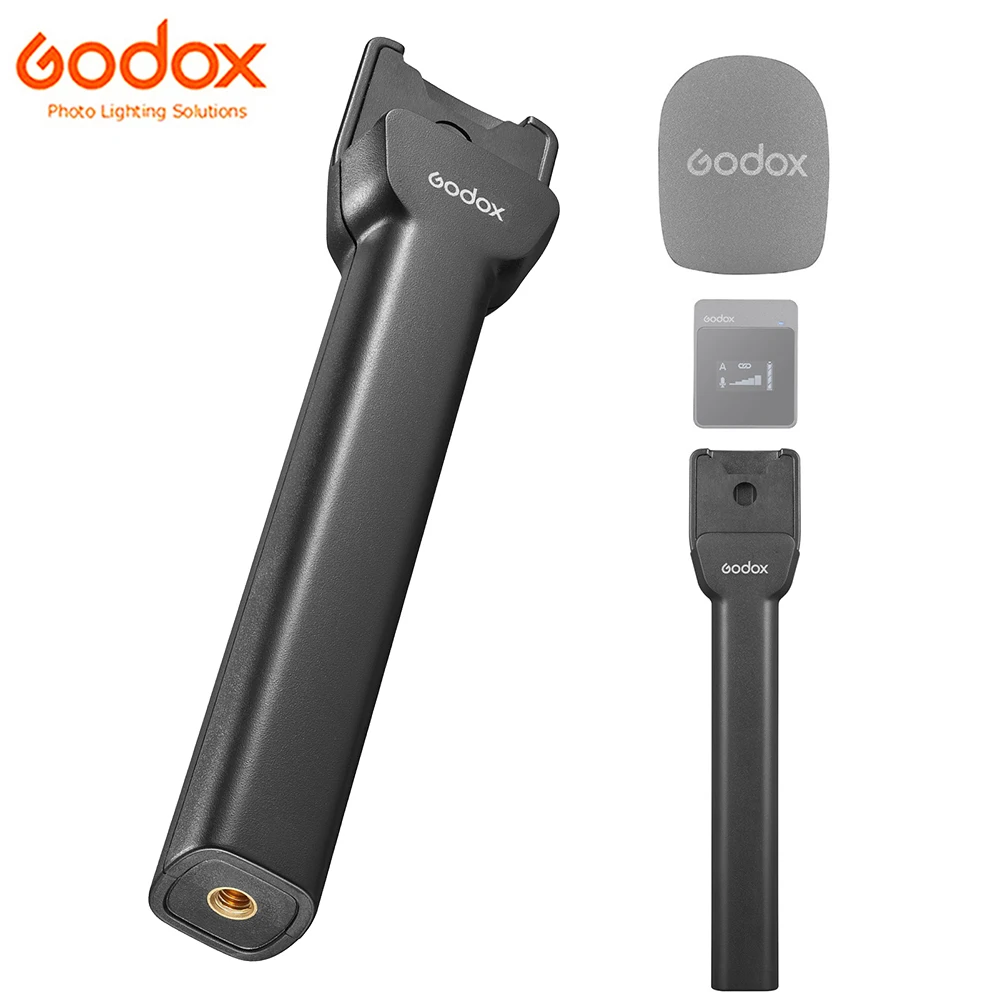 

Godox ML-H Microphone Grip Hand Handle Handheld Adapter for Godox MoveLink II M1 M2 UC1 UC2 Wireless Microphone System