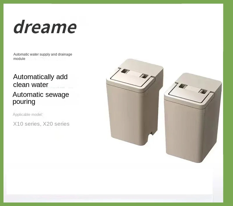 

Dreame Sweeper With Water Supply And Drainage Module,Suitable For Dreame X10 And X20 Series,Robots Sweeping