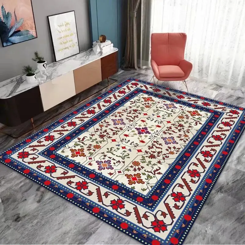 

Moroccan Geometric Carpets for Living Room Classical Ethnic Style Rugs Coffee Table Rug Large Area Bedroom Decorative Floor Mats