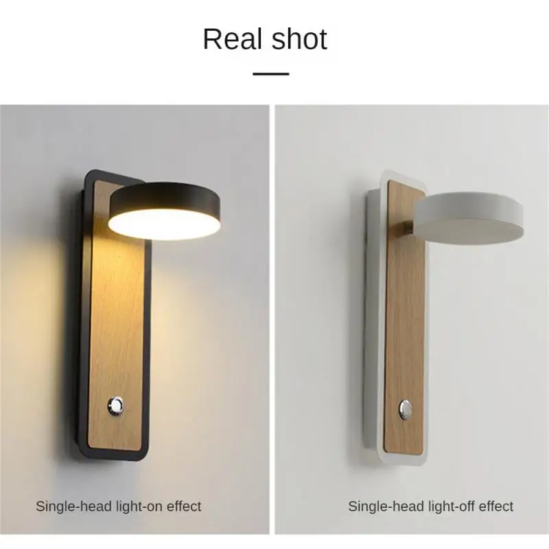 

High Quality 360 ° Free Rotation Direction Wall Fitting Suitable For Multiple Scenarios Black/white Reading Wall Light Durable