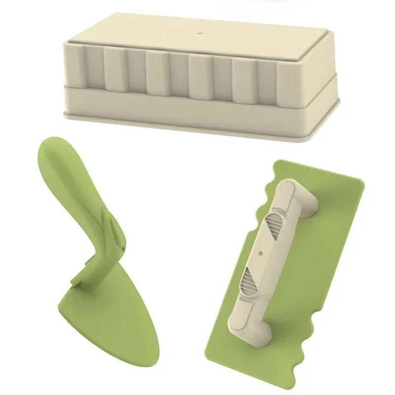 Child Beach Toys, Shovel Sandbox Castle Building Sand Brick Walls Molds Tools, Summer Outdoor Games, Kids Play Water Sands Toys 2