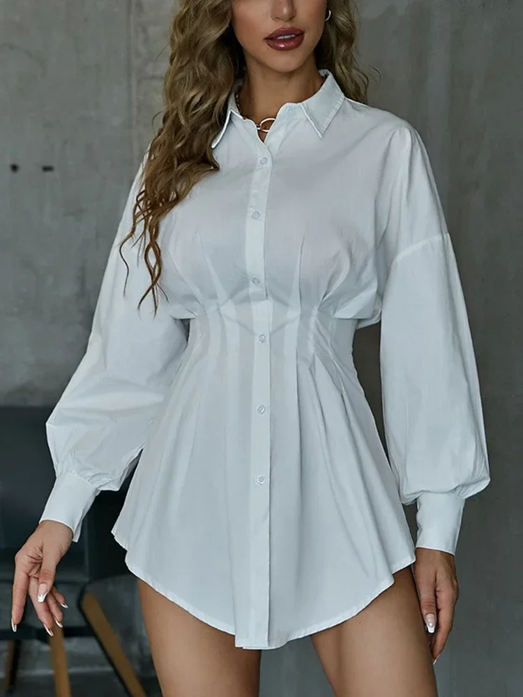 Camicetta Donna Fantasia Geometrica | Camicia a Maniche Lunghe Multicolor