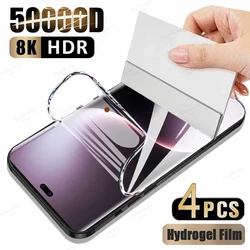 Enhanced 4 - Pack Hydrogel Screen Protector Films - 4 Pieces