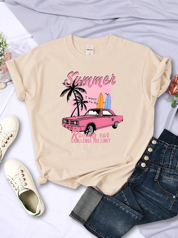 

Футболка женская летняя с принтом «Let's Go To Miami Beach»