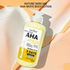 500ml Whitening Body Cream AHA Hydroxy Acids Vitamin C&E Moisturizing Lightening Body Lotion Remove Acne Marks Skin Care 2