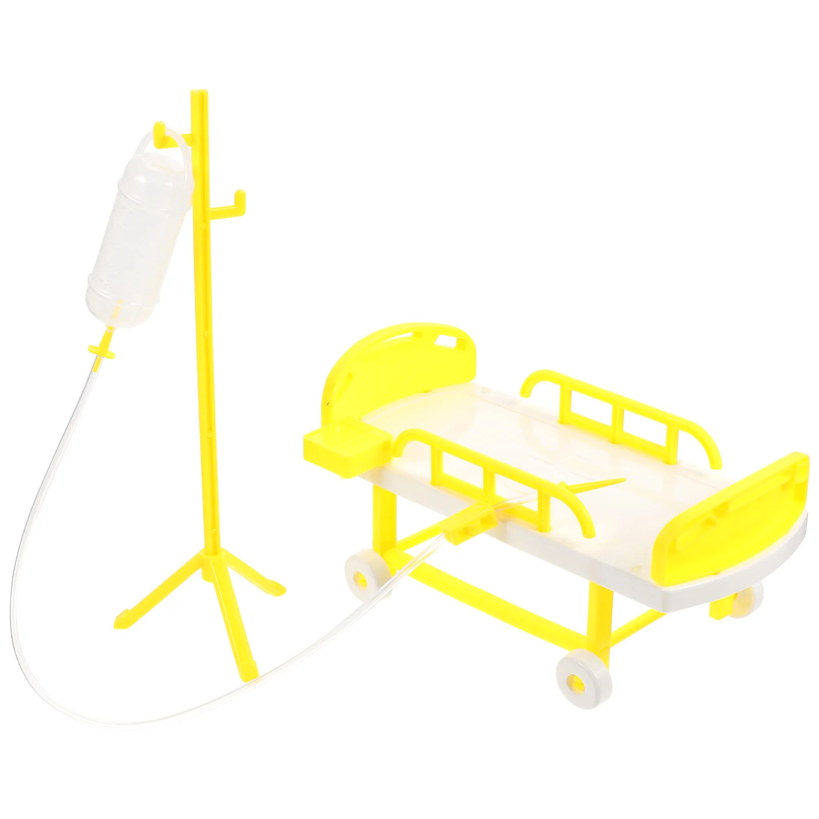 Toy Room Simulated Medical Bed Nurse Baby Dollhouse Kids Toys Plastic Mini Hospital