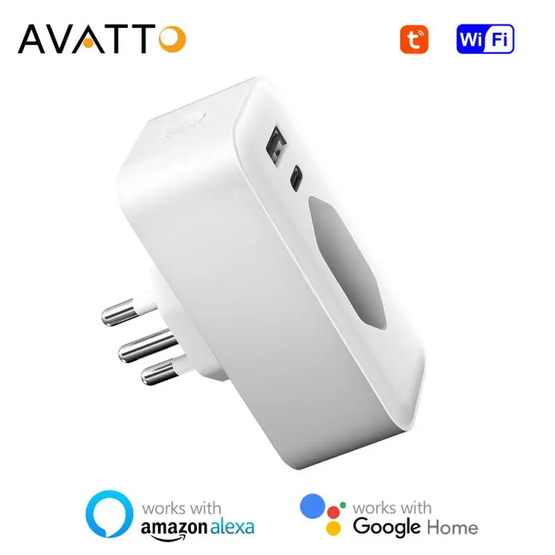 

Смарт-розетка Tuya с поддержкой Wi-Fi, 16 А, 20 А
