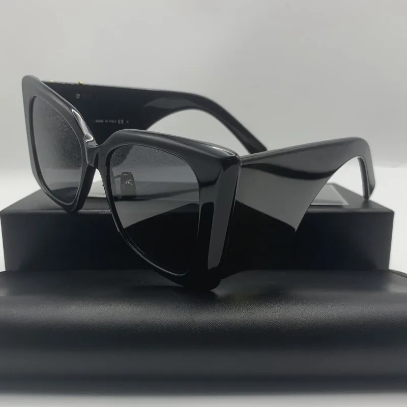 

2023 Popular Trend Product Large Frame Fancy UV400 Fashion Sunglasses for Women Retro Square Black Large Brand Designer SUN GLAS