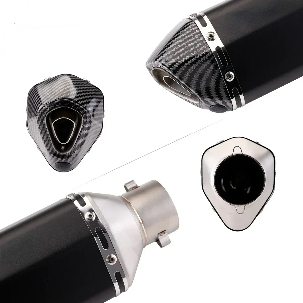 Motorcycle Exhaust Muffler 51mm for Motocross Z400 250 R15 R3 Pit bike Scooter